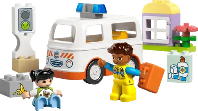 LEGO® DUPLO Town Vozilo hitne pomoći i vozač 10447