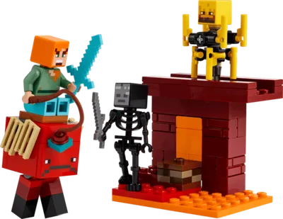 LEGO® Minecraft Bitka uz lavu Nethera 21266