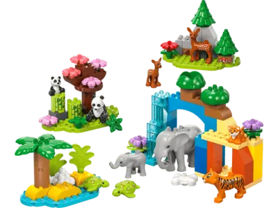 LEGO® DUPLO Town Obitelji divljih životinja 3u1 10446