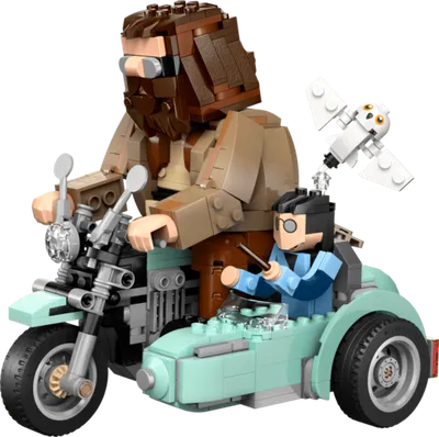 LEGO Harry Potter Hagrid i Harry na motociklu 76443