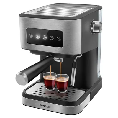 SENCOR aparat za espresso kafu SES 4020SS ručni, crno/sivi