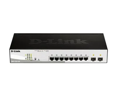 D-LINK Switch 10-port Gbit PoE incl. 2 Combo 1000Ba