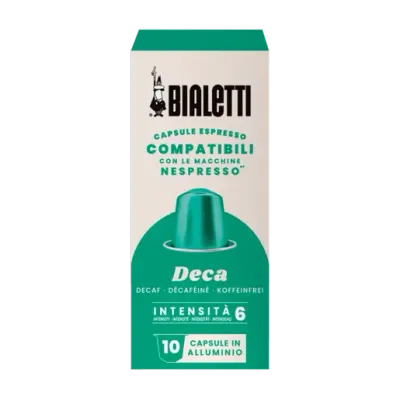 Bialetti kapsule Nespresso kompatibilne Decaffeinato 10/1
