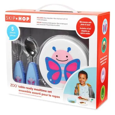 SKIP HOP Komplet za jelo Leptir
