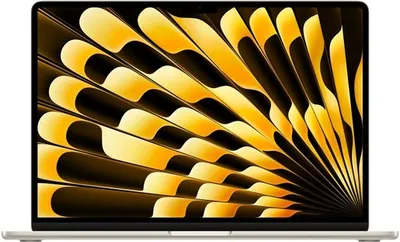 Apple MacBook Air, mw1j3cr/a, 15,3 Retina 500nits, M4 10-Core, 16GB RAM, 256GB SSD, Apple Graphics, Starlight, laptop