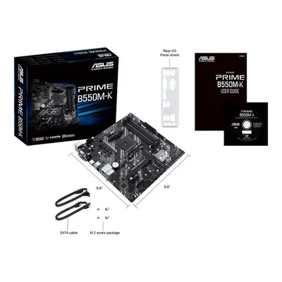 ASUS matična ploča PRIME B550M-K AMD B550;AM4;4xDDR4VGA,DVI,HDMI;RAID;micro ATX