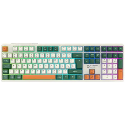 CANYON gaming tastatura Shadder GKW-11 mehanička RGB UK/US Wireless White