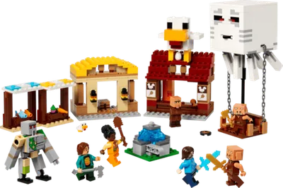 LEGO Minecraft Ghast Balon napada selo 21273