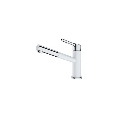 Franke česma Orbit Doccia - krom/glečer bijela