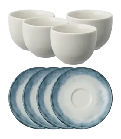 ARTHUR KRUPP set šoljica i tacnica za 4 osobe 67372-A3 SHADE SEA