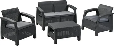KETER Garnitura siva CORFU II R