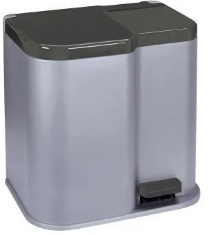 Curver koš s pedalom- DUO 15L+7L