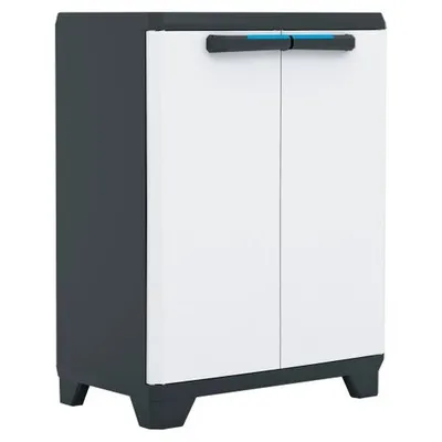 KIS Ormaric 68x39x90 PVC sivo-crni line.low