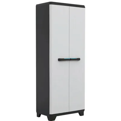 KIS Ormar 68x39x173 sivocrni PVC LINEAR