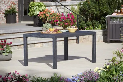 KETER Stol 161x95x75cm sivi MELODY