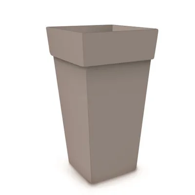 GARDINO Saksija Melrose kvadrat 40x40x50 bež