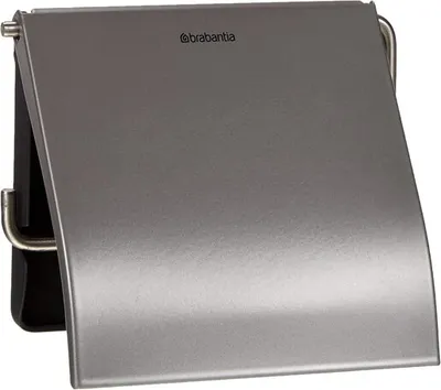 Brabantia ReNew držač toalet papira s poklopcem, platinum 477300