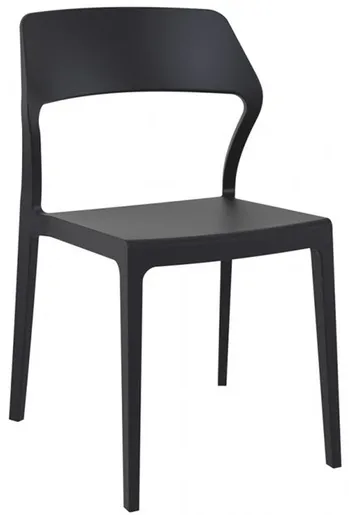 SIESTA vrtna stolica Snow – crna