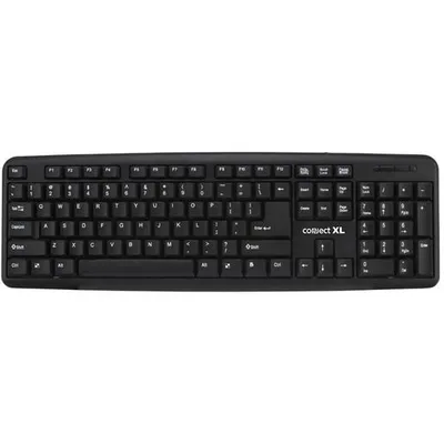 Connect XL Tipkovnica sa Qwerty rasporedom, USB, crna boja - CXL-K100