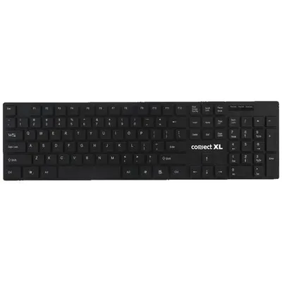 Connect XL Tipkovnica sa multimedijalnim tipkama, USB, SLIM, crna boja - CXL-K300