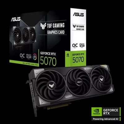 ASUS TUF grafička kartica nVidia GeForce RTX 5070 GAMING 12GB GDDR7, 192-bit3x DP, 2x HDMI