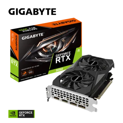 GIGABYTE grafička kartica nVidia GeForce RTX 3050 WindForce;6GB GDDR6, 96bit2x DP, 2x HDMI
