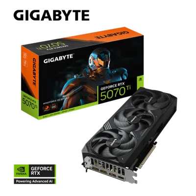 GIGABYTE grafička kartica nVidia GeForce RTX 5070 Ti Windforce OC SFF 16GB GDDR7, 256-bit3xDP, 1xHDMI