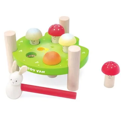 Le Toy Van ｜Drvena igračka sa čekićem – Mr Mushroom