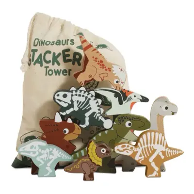 Le Toy Van  Drvene životinjice za slaganje Jurassic