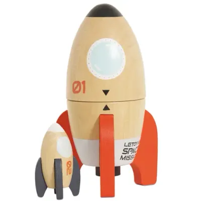Le Toy Van  Drveni set raketa – Svemirska misija