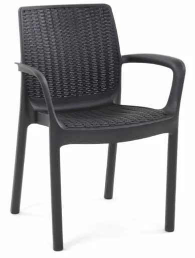 KETER BALI MONO vrtna stolica 55x83x58.5 cm – siva