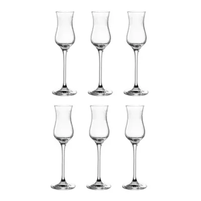 Leonardo set 6 čaša za rakiju Grappa CHATEAU 90 ml – čaše za fina pića, kristalno staklo
