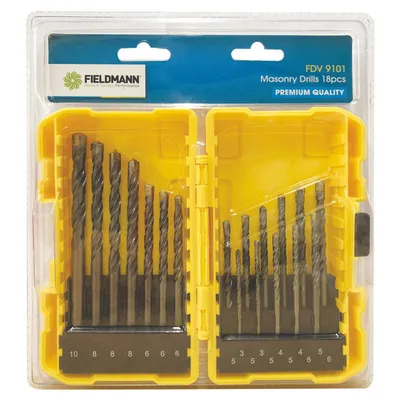 Fieldmann 18-dijelni set burgija za beton FDV 9101