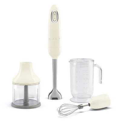 Smeg štapni mikser HBF03CREU, 700W, krem