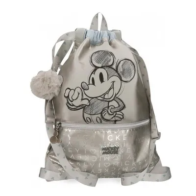 Disney torba za sport, Mickey 100, 3593821, silver