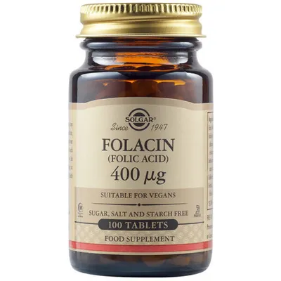 SOLGAR Folna kiselina 400µg  100 tableta