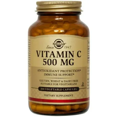 SOLGAR Vitamin C 500mg kapsule a100
