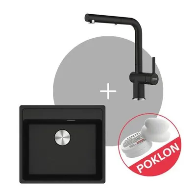 Franke set sudoper Maris MRG 610-52 TL + česma ACTIVE PLUS L DOCCIA