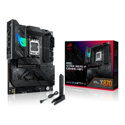 ASUS matična ploča ROG STRIX X870-F GAMING WIFI, X870, AM5; 4xDDR54x M.2; 2x SATA,HDMI,12x USB, RAID,ATX