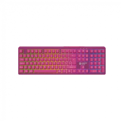 Canyon tastatura 105 keys gaming bežična, RGB, crna