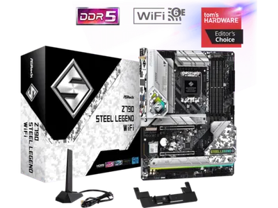 ASROCK matična ploča Z790 STEEL LEGEND WIFI Intel Z790;LGA1700;4xDDR54xDDR5;RAID;HDMI,DP;ATX
