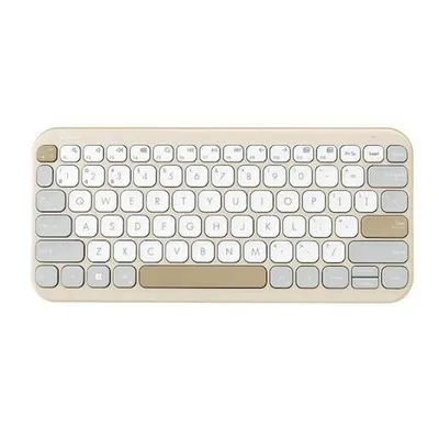 ASUS tastatura marshmallow KW100, bežična, bluetooth, bež