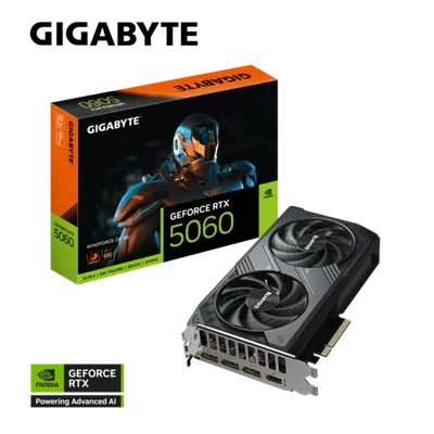 GIGABYTE grafička kartica nVidia GeForce RTX 5060 Windforce OC 8GB GDDR7, 128-bit, 3x DP, 1x HDMI