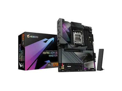 GIGABYTE matična ploča X870E AORUS MASTER, AM5, 4x DDR5, 4x M.2, 4xSATA, 2x HDMI, 2x DP, 12x USB, ATX