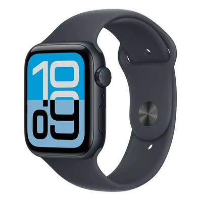 Apple Watch SE 3 GPS 44mm Midnight Aluminium Case with Midnight Sport Band - S/M