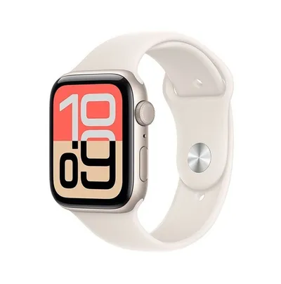 Apple Watch SE 3 GPS 40mm Starlight Aluminium Case with Starlight Sport Band - M/L