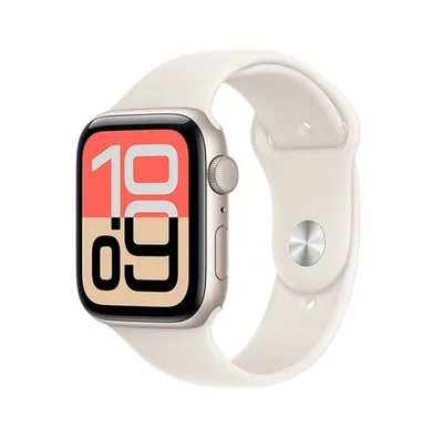 Apple Watch SE 3 GPS 40mm Starlight Aluminium Case with Starlight Sport Band - S/M