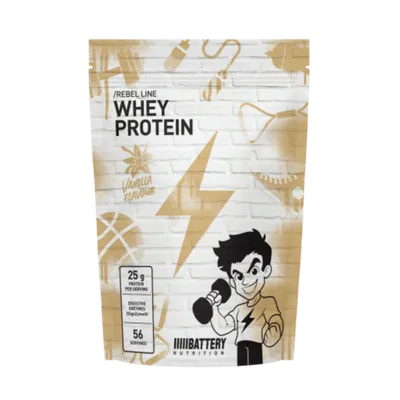 BATTERY REBEL WHEY PROTEIN, 1800g, Vanilla