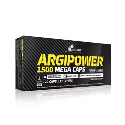 Olimp Argi Power – L-arginin za izdržljivost i mišićnu pumpu, 120 kapsula