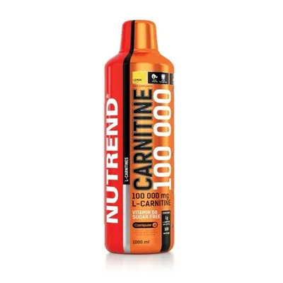 Nutrend Carnitine 100 000 – tečni L-karnitin, narandža, 1000 ml